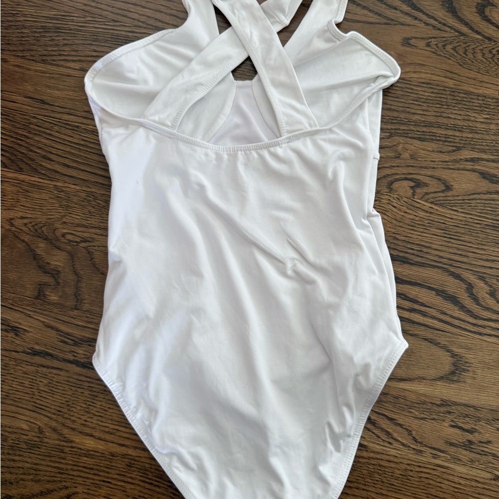 Ballet Rosa White Leotard - Picture 2 of 3